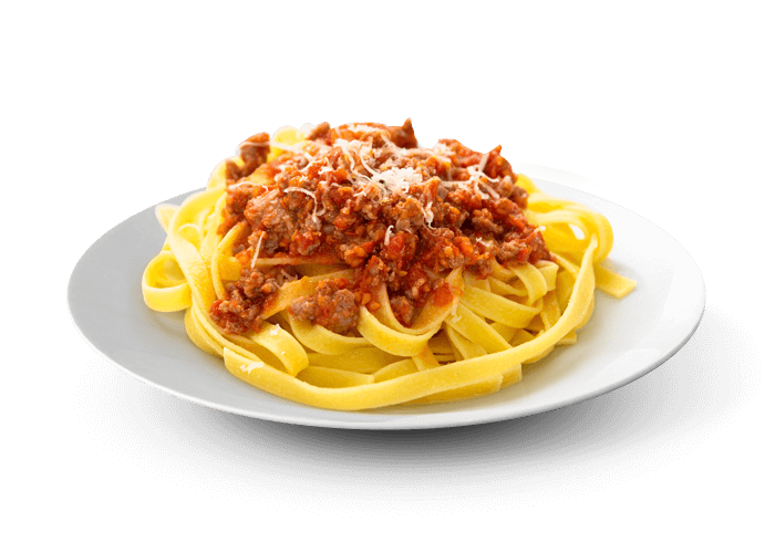 TAGLIATELLES BOLOGNAISE