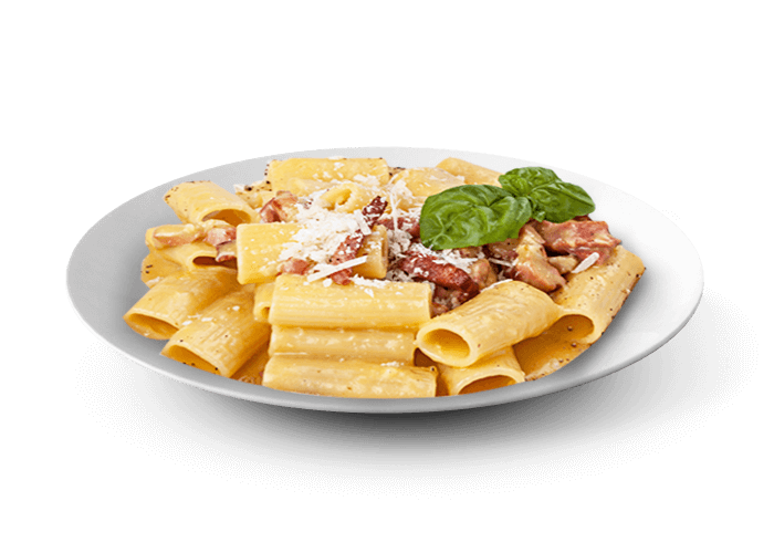 RIGATONI ALLA BOSCAIOLA